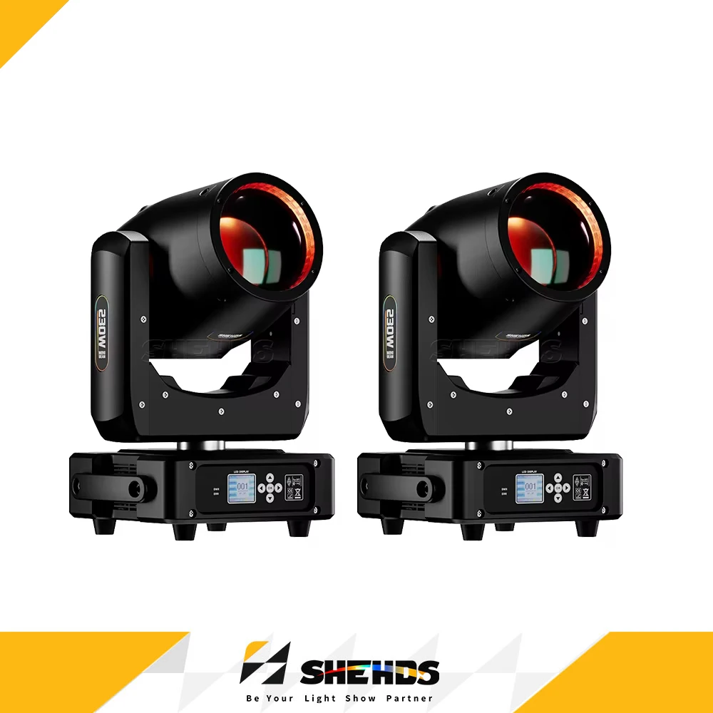    SHEHDS 2 Stück 230W Beam Moving Head 7R Bühnenbeleuchtung mit Flightcase, professioneller Effekt, DMX512 für DJ, Disco, Hochzeit, Party, 2 Jahre Garantie