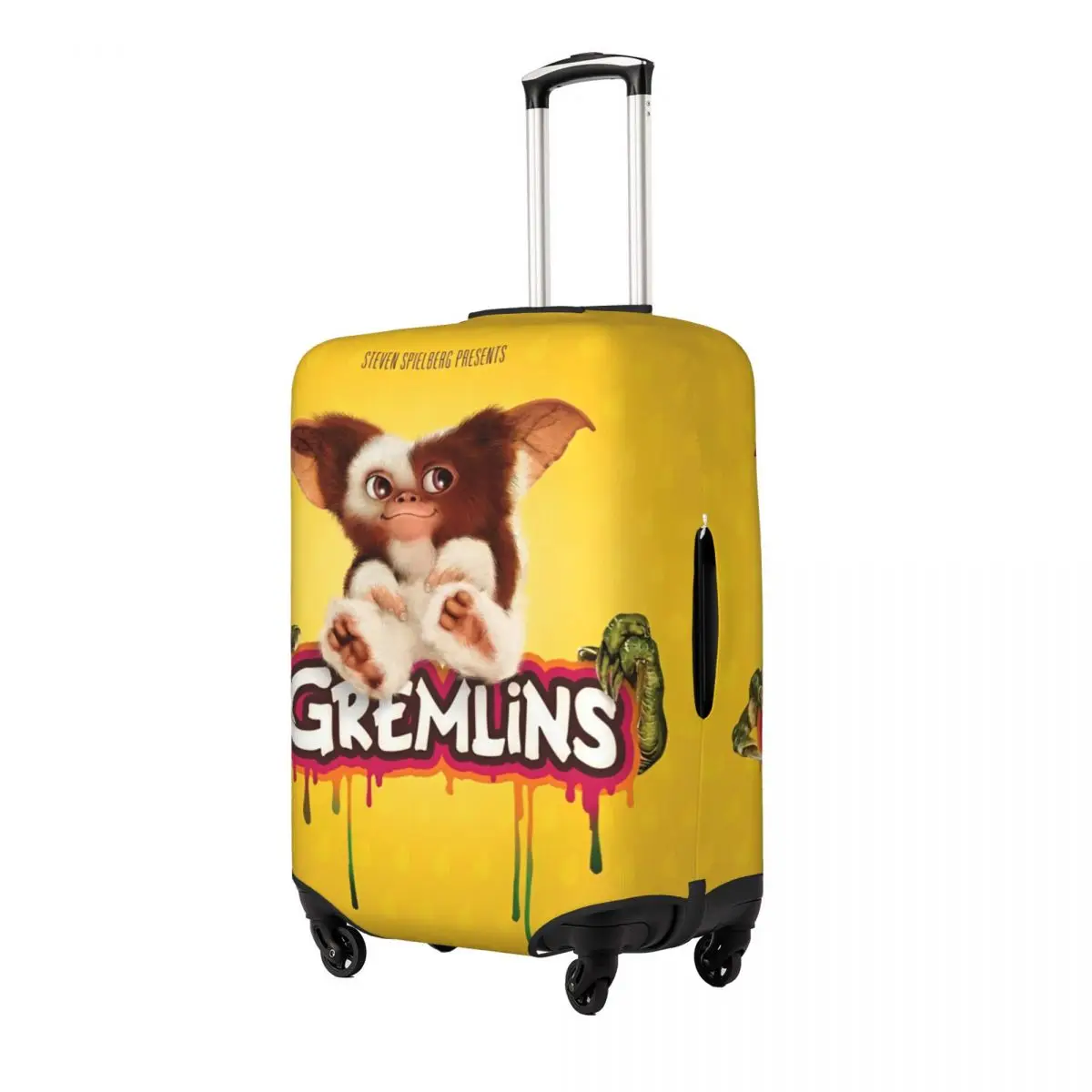 Gizmo 80s Movie Mogwai Monster Gremlins Suitcase Cover Holiday Business Practical Luggage Supplies Protector