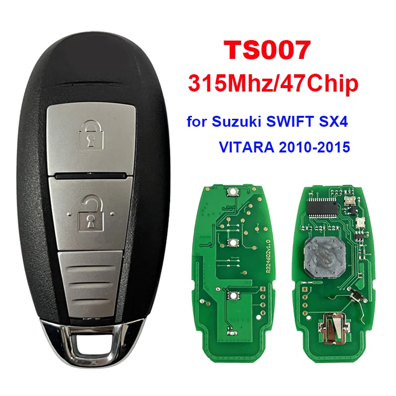 TS007 TS008 Aftermarket Smart Key for Suzuki Swift Kizashi SX4