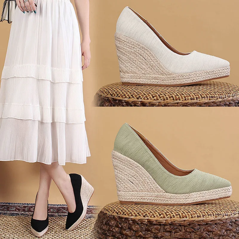 

XMWRLW 2026 Summer Women's Pumps Fashion High Heels 10cm Female Summer Shoes Women Pumps Rubber Sole Non Slip Shoes Plus Size 43