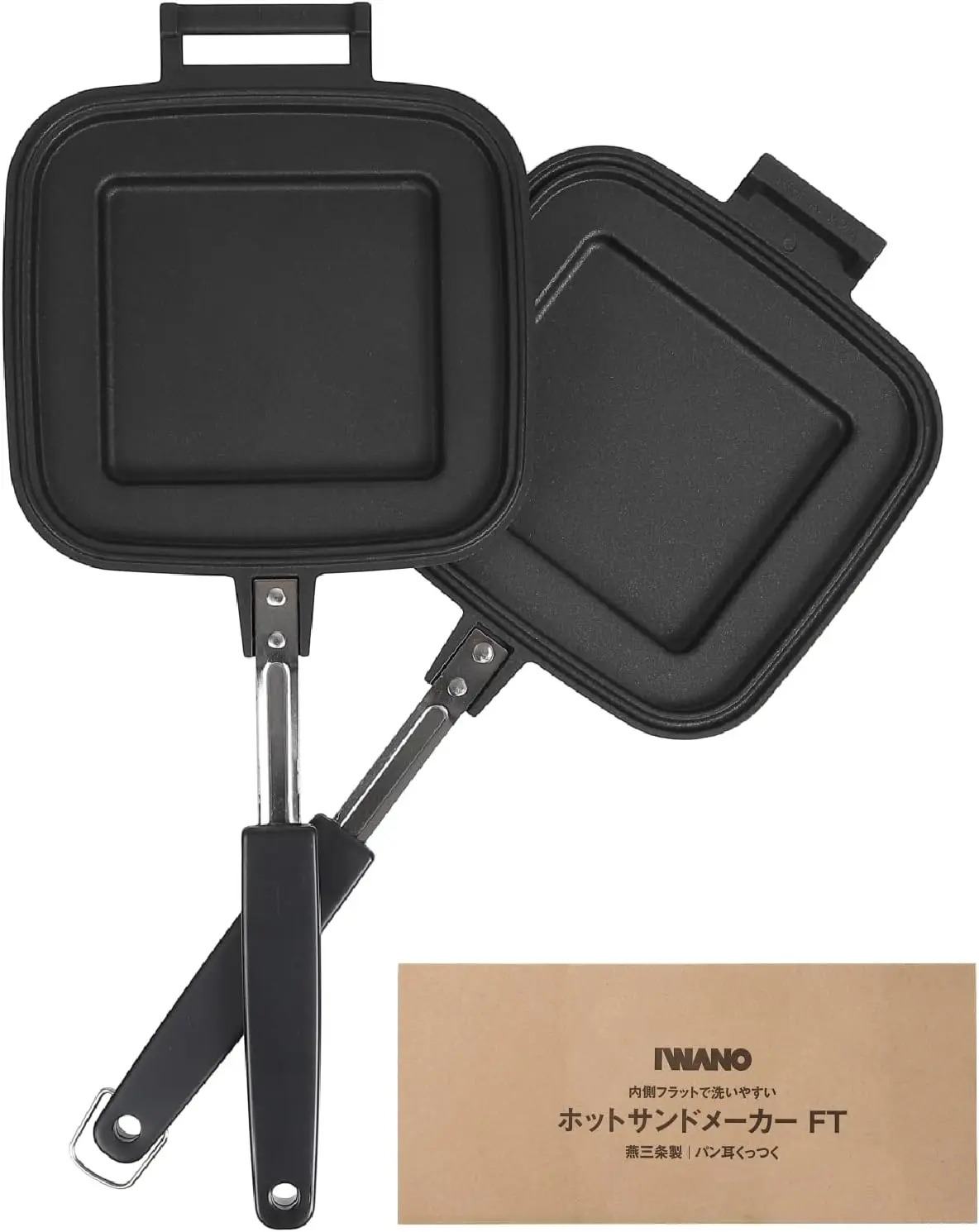 

Портативный пресс для панини для использования на плите, с антипригарными съемными формами, идеально подходит для кемпинга и домашней кухни