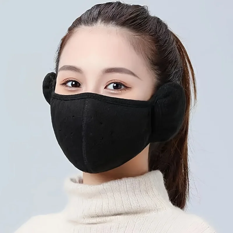 冬の防風、防寒、暖かいマスク、凍結防止、通気性のある男性と女性のイヤーマフ、厚みのある屋外サイクリングマスク