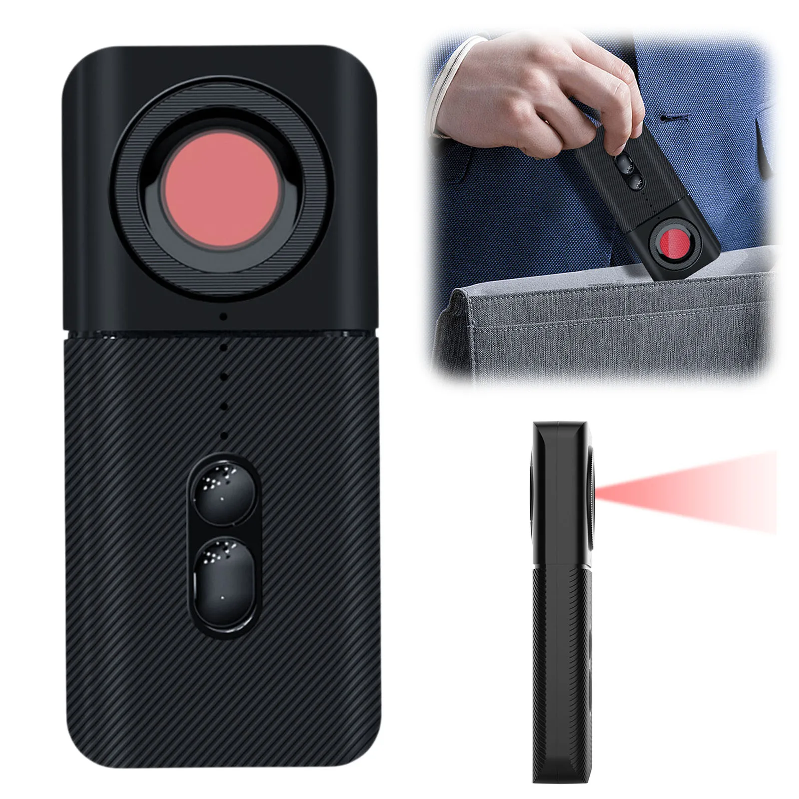 Bug Sweeper Detector RF Signal Privacy Protection Device GPS Tracker Detector Infrared Lens Portable