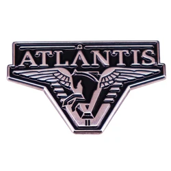 Stargate Atlantis Logo Enamel Pin Badge Brooch Gift Backpack Decoration Jewelry