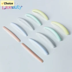 Libeauty 5 Pairs Silicone Lash Lift Pads Eyelash Perm Pads Lash Lifting Rods 3D Eyelash Curler Accessories Applicator Tools