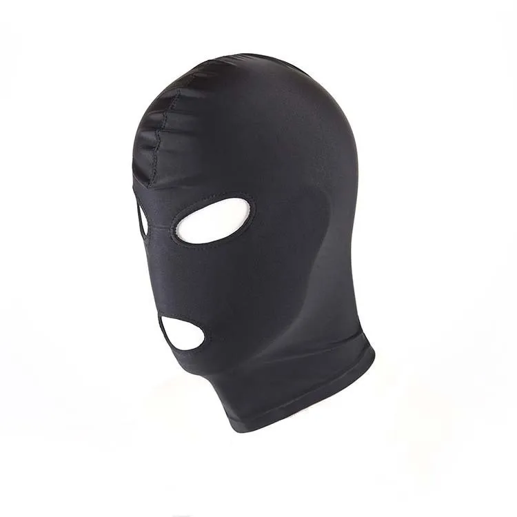 Mask Hood Sexy Toys Open Mouth Eye Bondage Party Mask Cosplay Slave Punish Headgear Adult Game BDSM Bondage Set