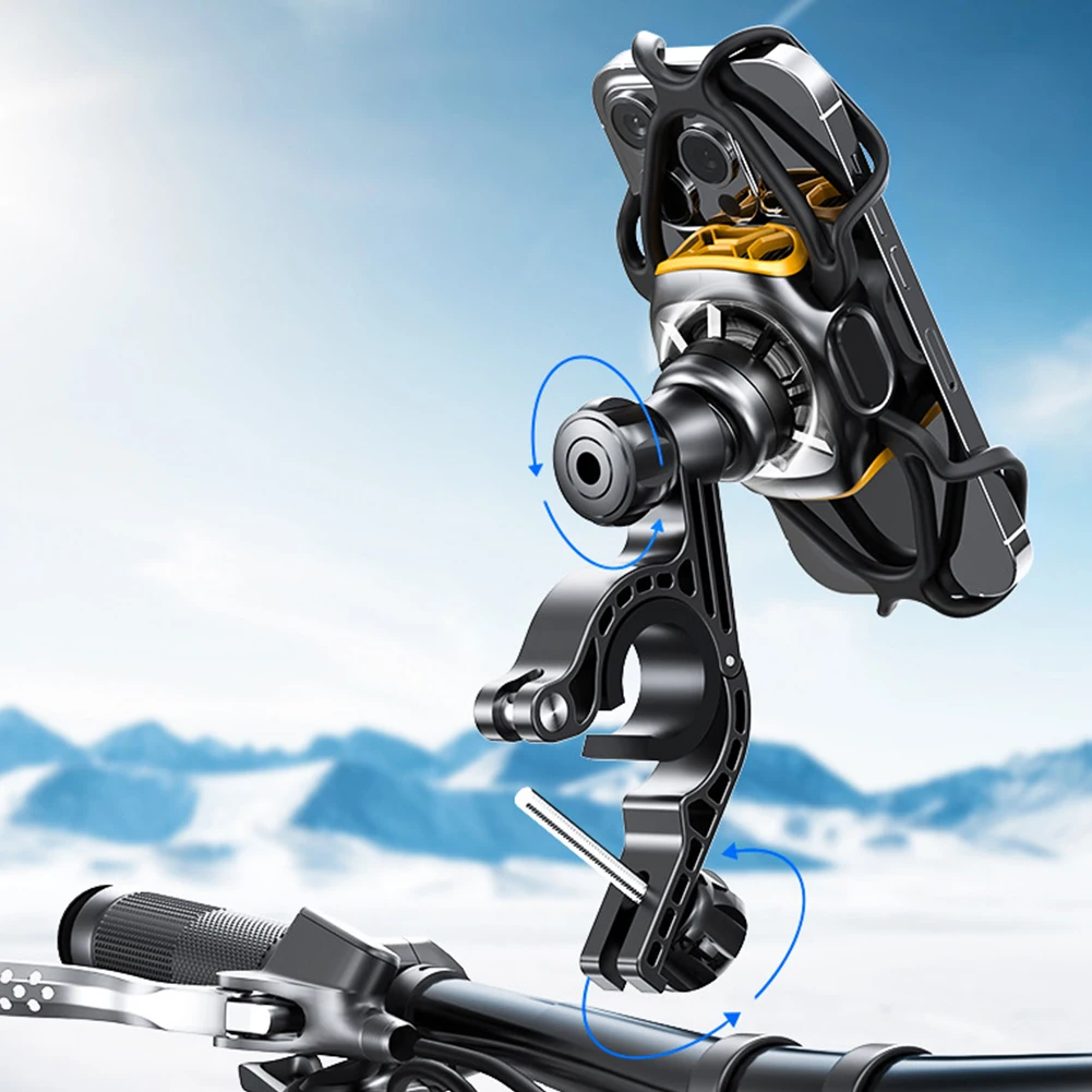 Охлаждающая подставка для велосипедного телефона, охлаждающее крепление для велосипедного телефона, вращающийся на 360 градусов велосипедный держатель для телефона, зажим для электрического велосипеда, мотоцикла