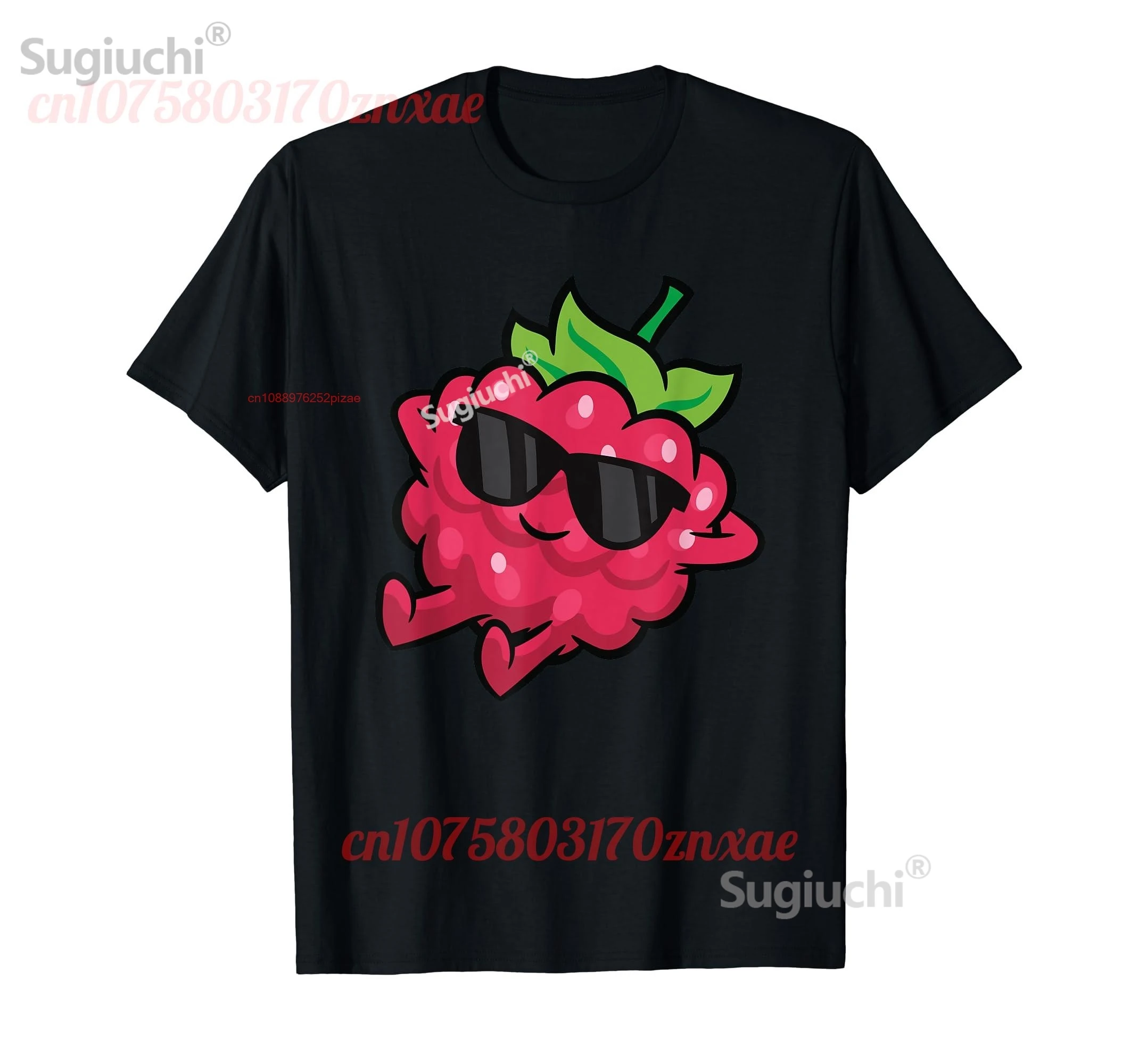 

100% Cotton Cute Raspberry Fruit Relaxing Lazy Raspberry T-Shirt MEN WOMEN UNISEX T Shirts Size S-6XL
