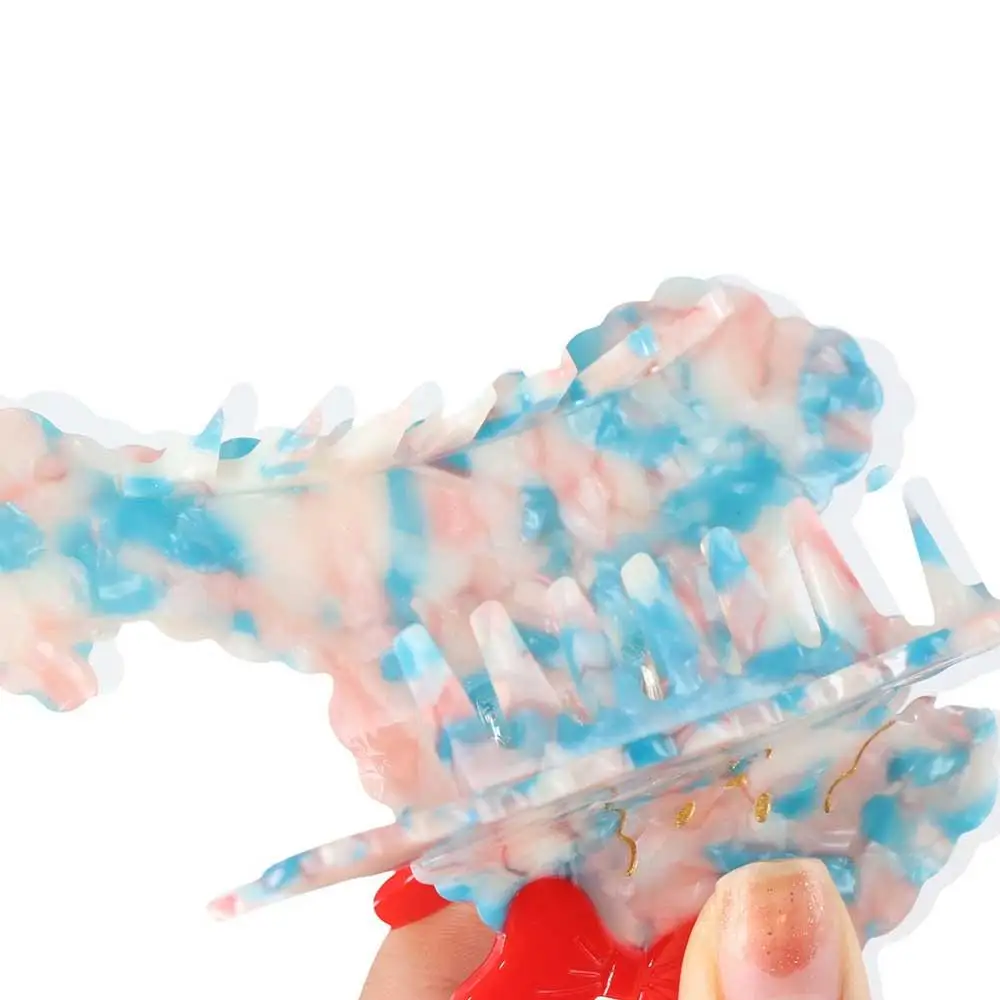 Pinzas para el cabello de acetato con lazo, Clip de tiburón Ins, perro caniche para niñas, Clip de tiburón coreano, pinzas para el pelo de animales, soporte para cola de caballo, horquillas para mujer