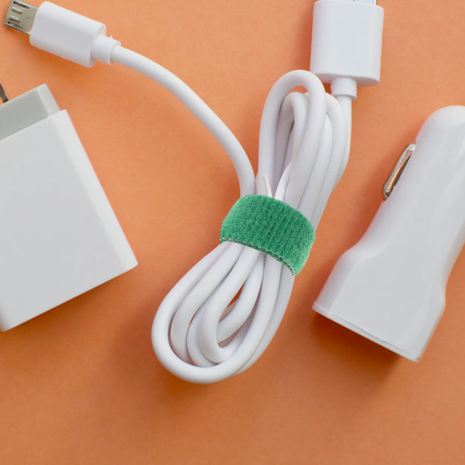 

5 Rolls Self Adhesive Hook Loop Tape For Cable Management Plant Fixing Heavy Duty Organizing Strips Reusable Cord Locks Diy Home