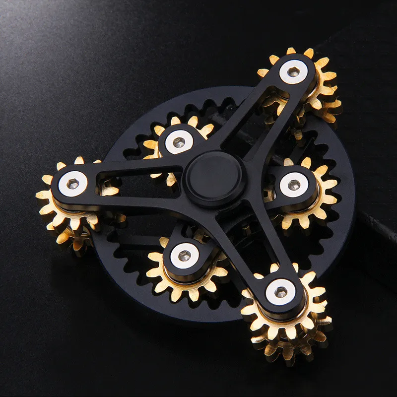 Crazy three-four-nine-tooth Linkage/9-tooth fidget Spinner EDC hand spinner spot wholesale Fidget toys Creative toys Desk toy