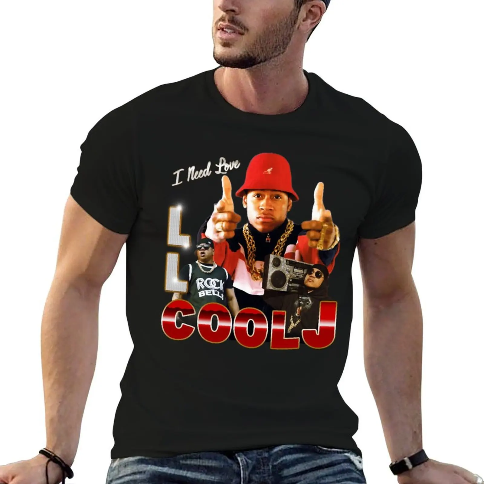 

LL Cool J T-Shirt man t shirts graphic man t shirt heavy cotton men t shirt cotton 100% T-shirt