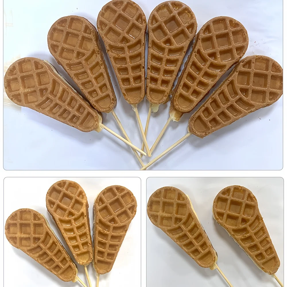 

Waffle Maker Manufacturer Commercial Non-stick Electric Torch Shape Waffle Making Machine