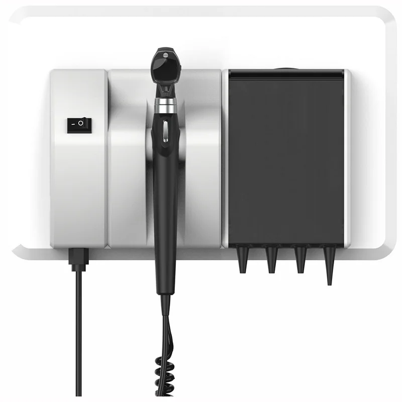 

Медицинская клиника Премиум ЛОР-диагностический комплект Настенный встроенный диагностический отоскоп для визуального осмотра Набор офтальмоскопов