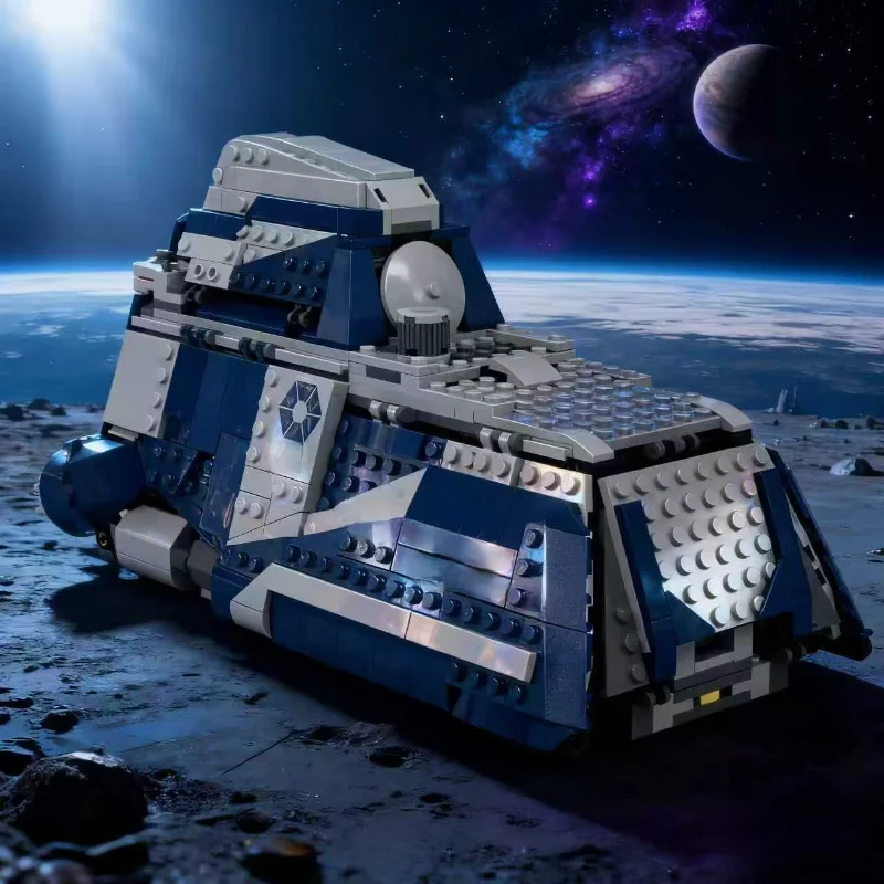 976 قطعة خطة النجوم صالح 75435 MTT اللبنات تعديل سفينة الفضاء العسكرية نموذج الطوب لعبة هدايا عيد الميلاد للأطفال