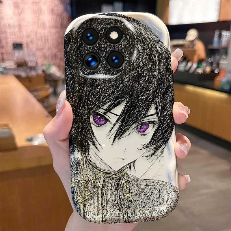 Comic Code Geass Case For Xiaomi Poco X7 X6 X5 X3 F6 F5 NFC F3 M6 Pro 4G Mi 14 13 12 11 Lite 5G 13T 12T 11T 14T Pro M5S Cover