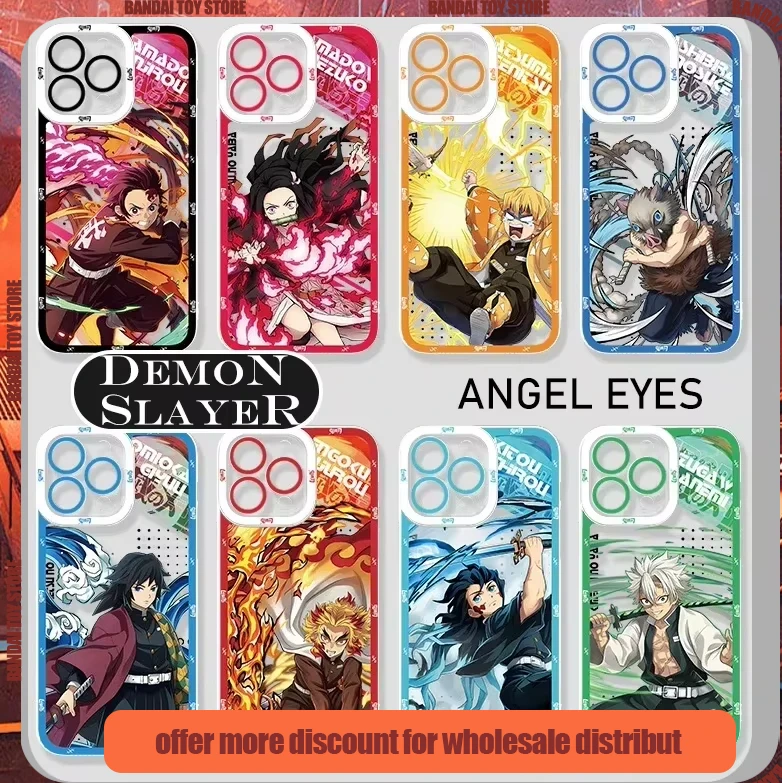 

Luxury Anime Demon Slayer Case For Xiaomi Redmi Note 13 12 11 Pro Plus 4G 5G 12S 11S 10 10S 9 9S 8 13C 12C 10C Silicone Cover