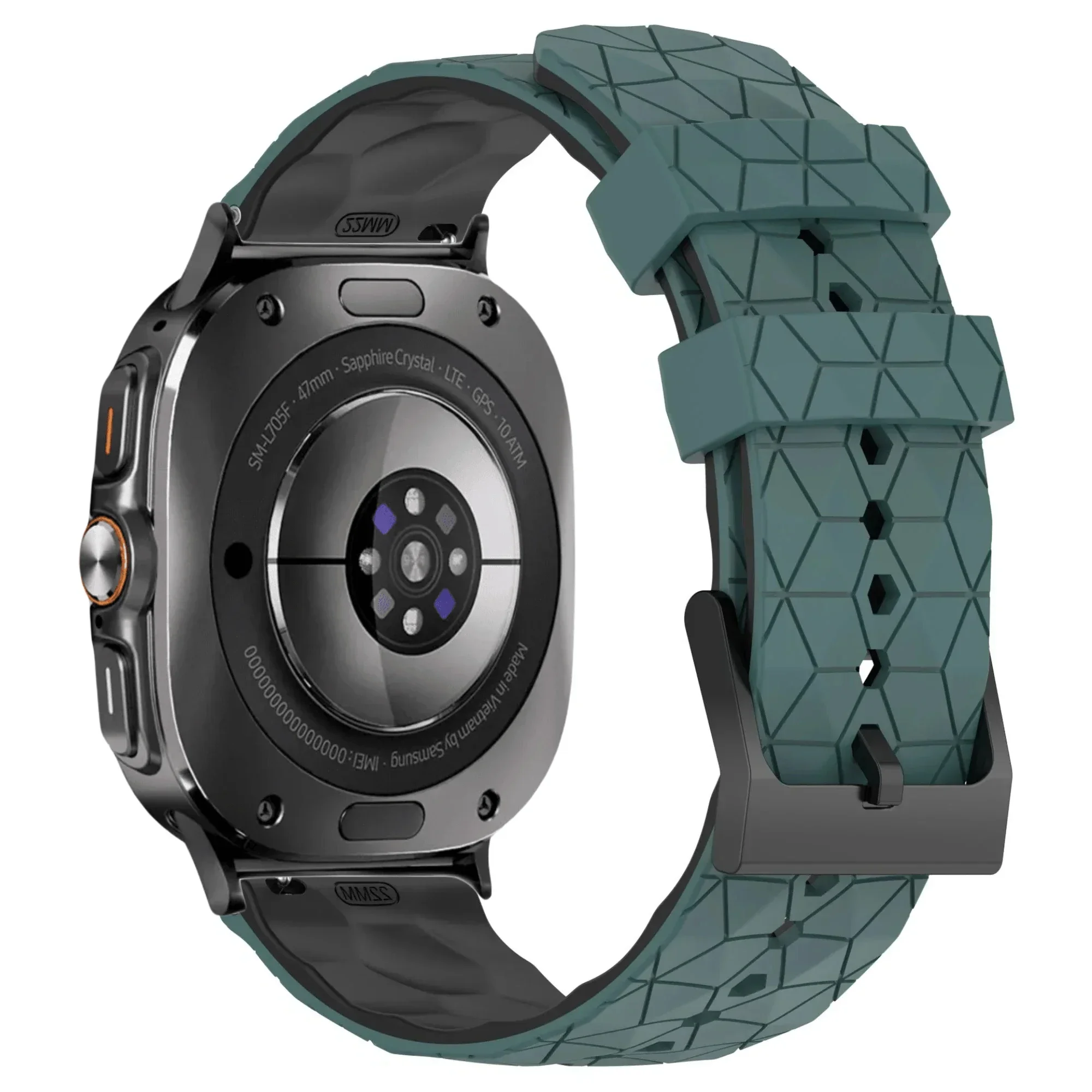 Football Pattern Silicone Strap for Samsung Galaxy Watch 8 Ultra 47mm Bracelet Band for Galaxy Watch 7 Ultra Correa Accessories