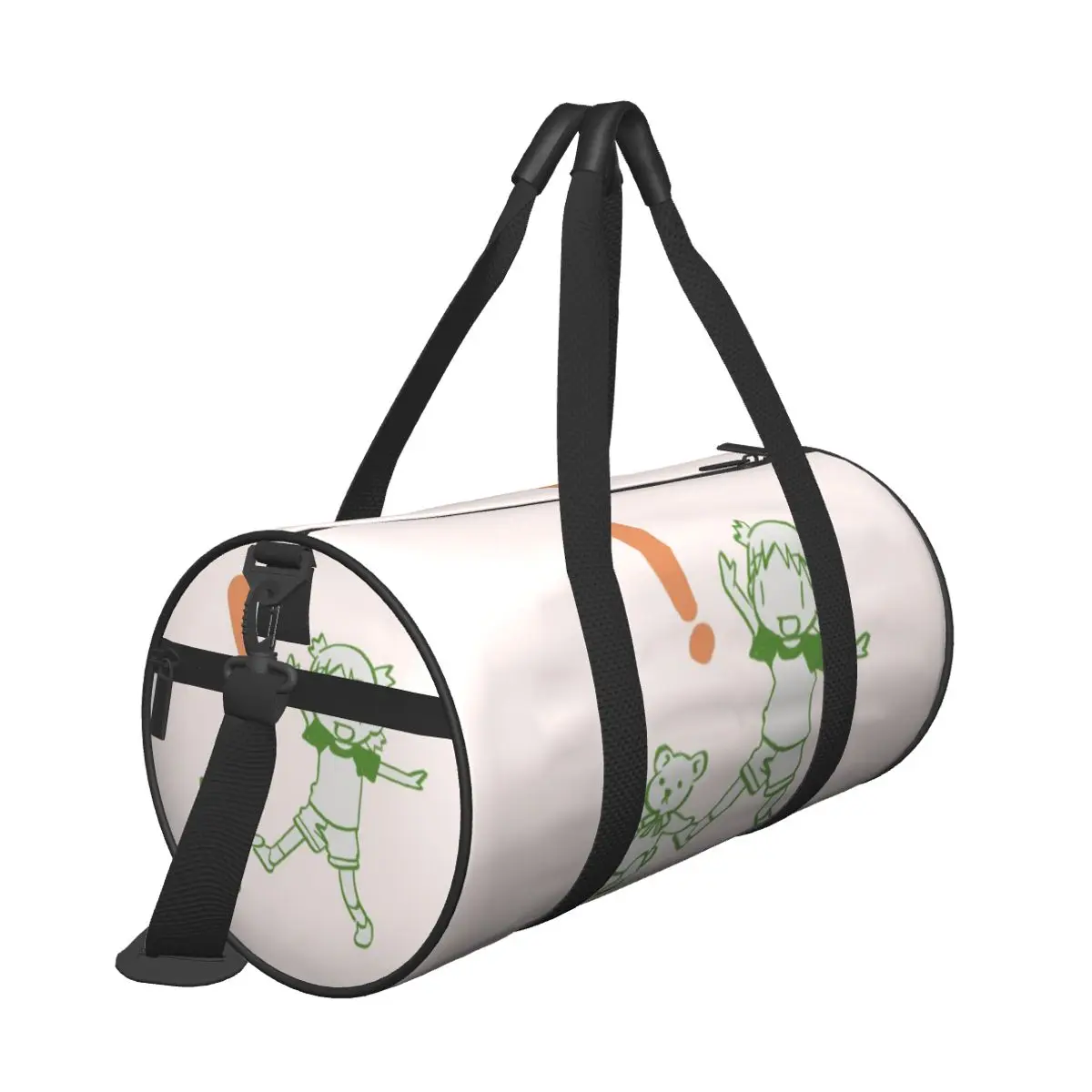 Hot Sale I Re-draw Yotsuba With Teddy Bear Yotsubato Travel bag Mountain Trip Weekend Bag