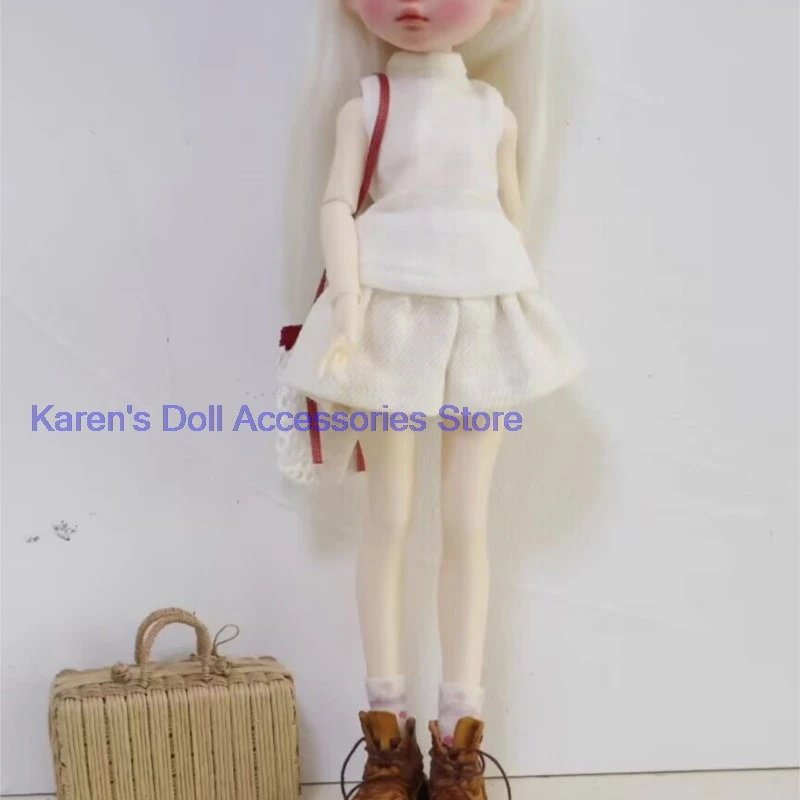 2pcs Fashion vest+denim shorts for landoudou/Blythe(Fit for Lulu,ymy24,Ob22,24,26,zone, Jenny) 3