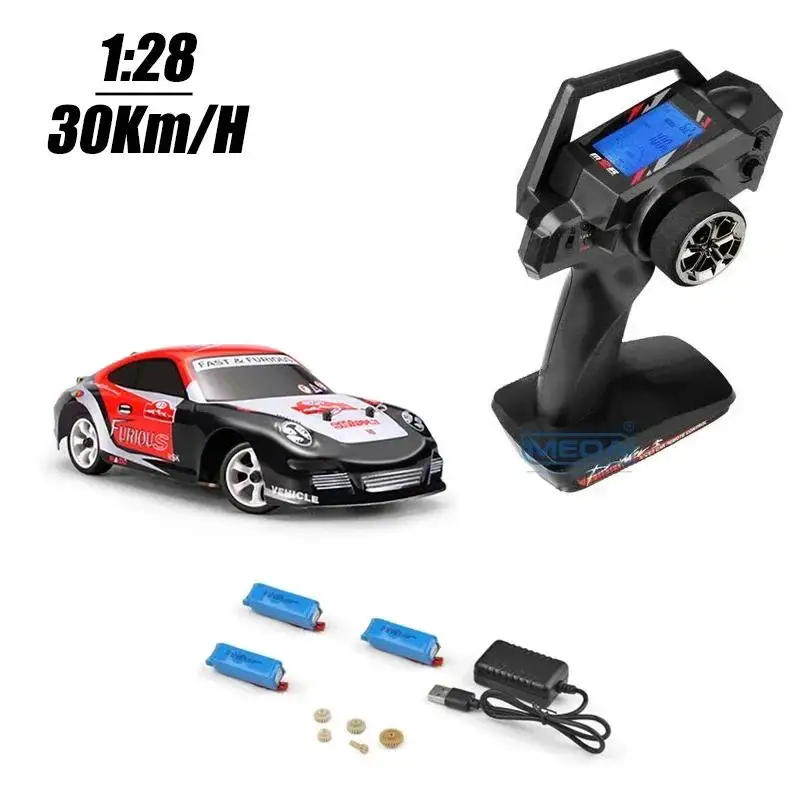 K989 K969 284131   อัพเกรด LCD รุ่น 4WD 1/28 RC ความเร็วสูง Racing ยุง 2.4GHz Off-Road RTR Rally Drift รถ