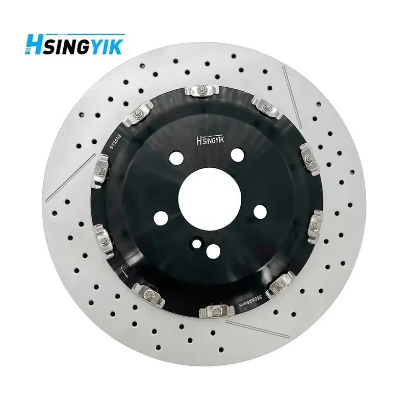 New Product 360x26mm Floating Center Cap Hub Front 2-Piece Brake Disc for Mercedes Benz E55