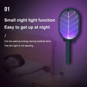 Mosquito killer electric flys, rechargeable USB, household safety, anti mosquito trap, 1pc 10 Main Electric Racket Sales - №5