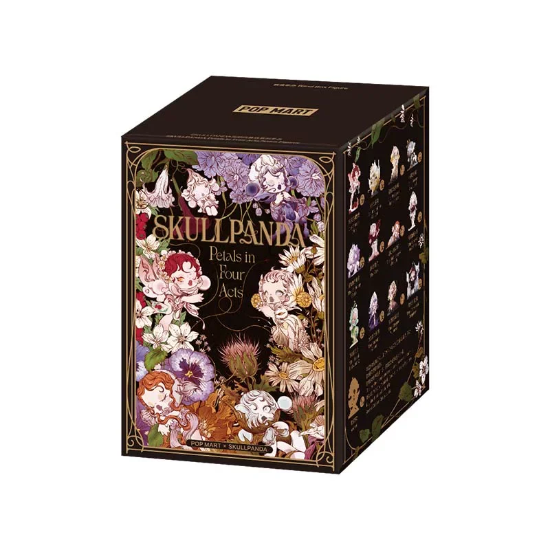 POPMART Skullpanda Petals In Four Acts Series Figuren Blind Box Verzamel Speelgoed Bureaudecoratie Huisdecoratie Figuur Cadeau Voor Volwassenen