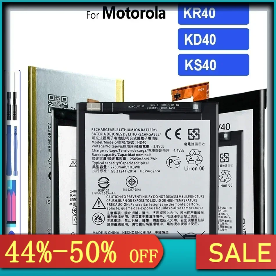 KD40 KG40 KS40 4000mAh For Motorola Moto G8 PLUS G8PLUS One Action XT2013 Vision XT1970 Mobile Phone Battery Li-Polymer