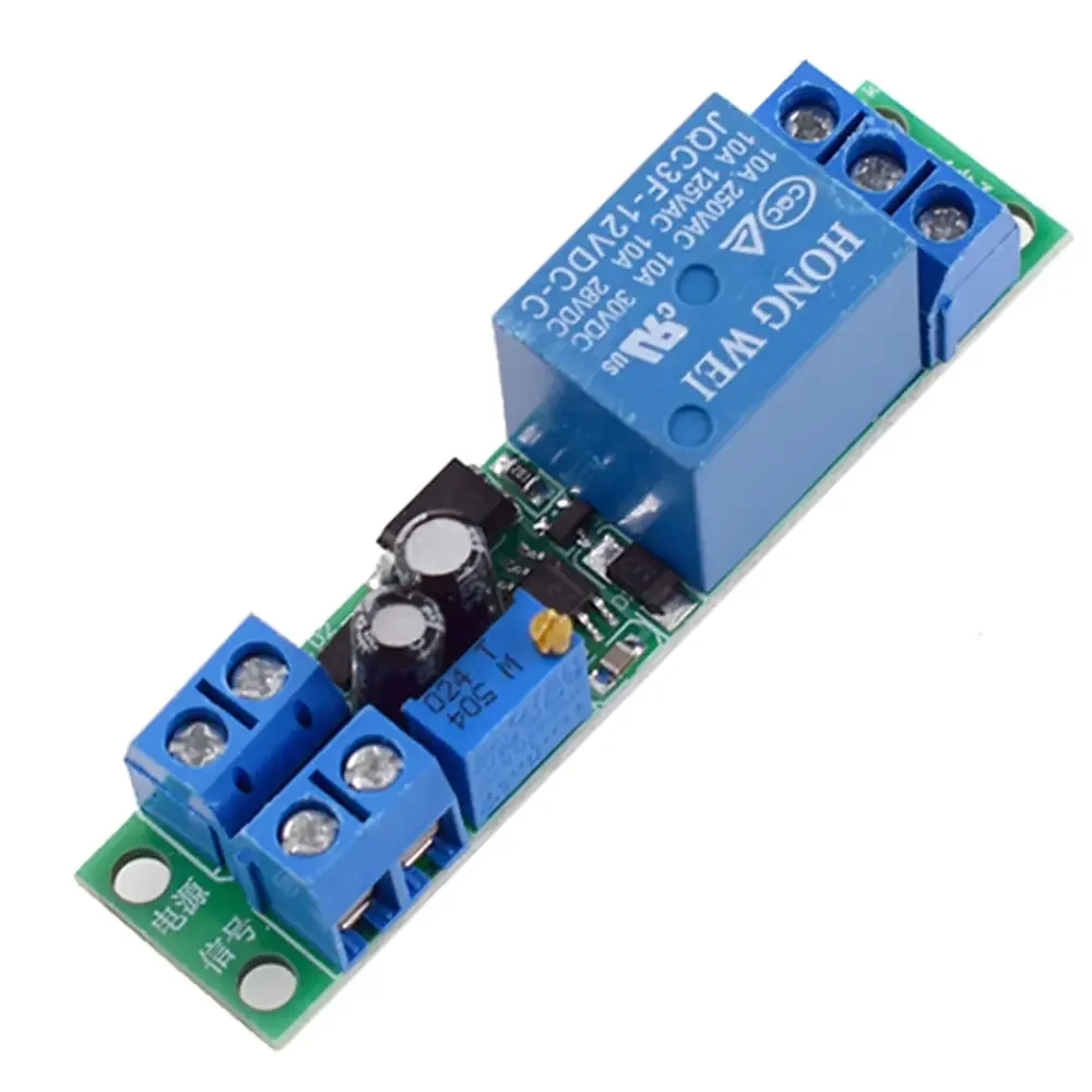 DC12V Adjustable Signal Trigger Timing Timer Delay Turn Off Delay Timer Switch Automatic Start W/ Optocoupler For arduino Module