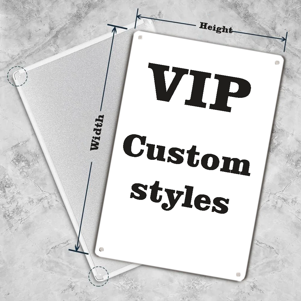 Custom Metal Plaque Vintage Custom Metal Sign Wall Decor Tin Sign Decor Painting Plaques Art Poster