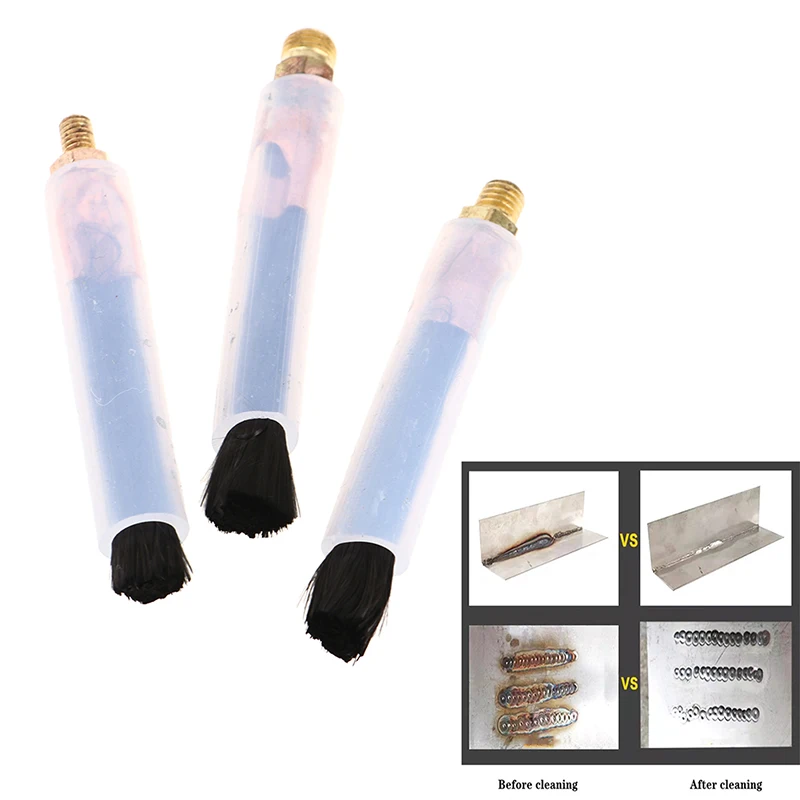 For Cleaning and Passivating Welds During WIG MIG or TIG Welding Processes Heavy Duty Carbon Fiber Brush Perfect Tool