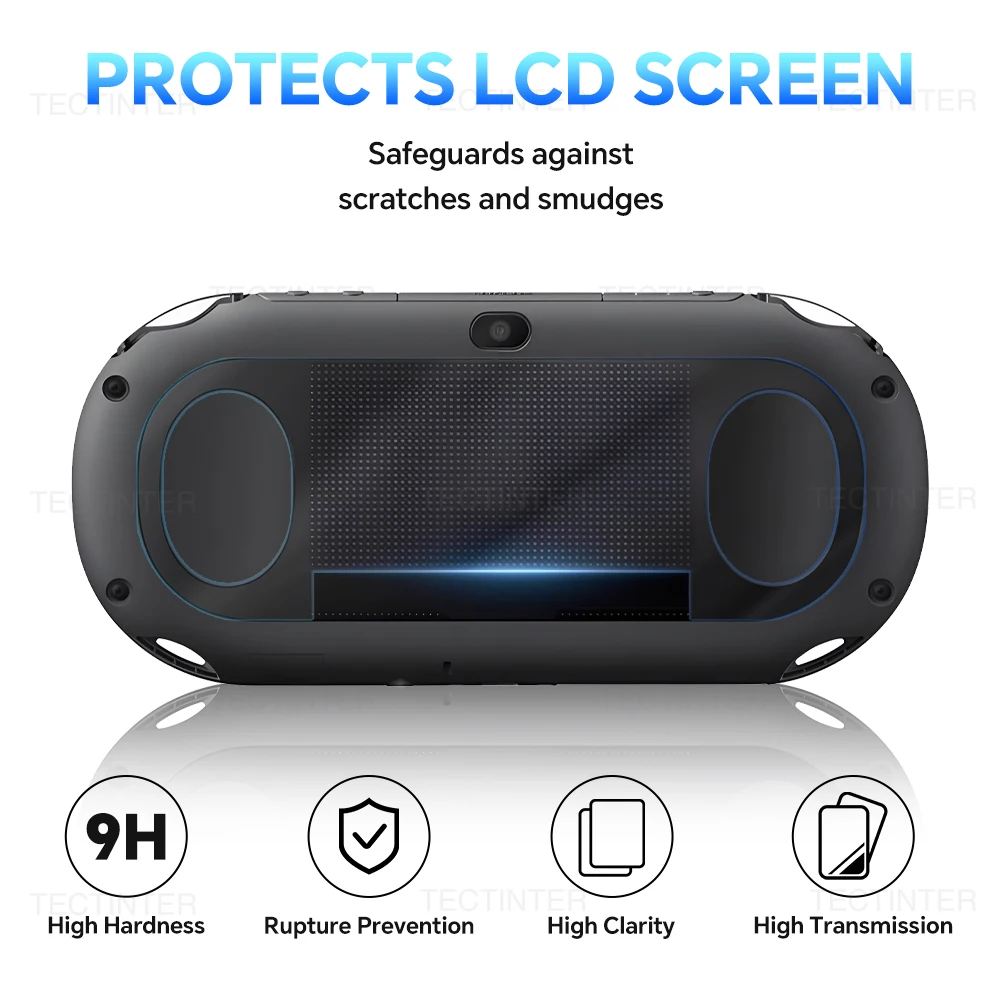 Screen Protector for Sony PS Vita PSV 1000 Front Tempered Glass +Back Clear Full HD Protective film Cover for PSV 2000 Handheld image 6