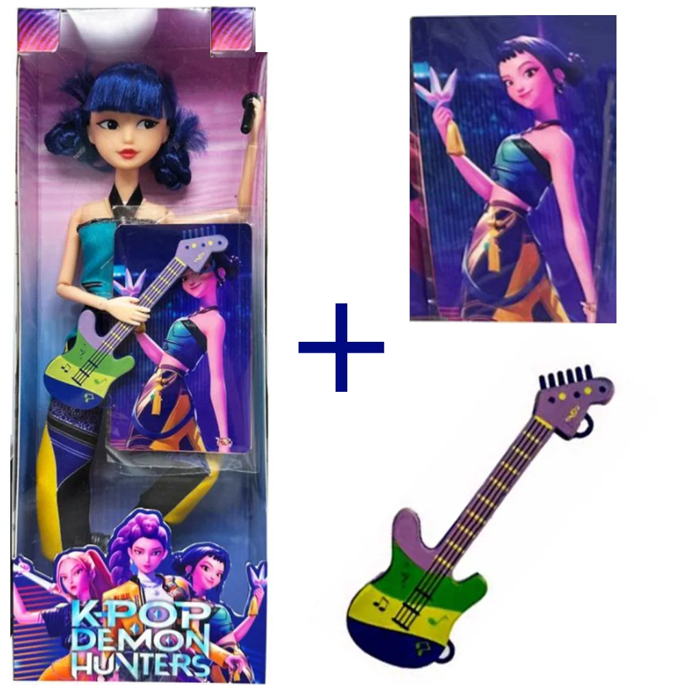ฟิกเกอร์ไวนิล Kpop Demon Hunters ของสะสมใหม่ K-POP Demon Slayer ตุ๊กตาจิ๋ว Lumimila Zoey ของตกแต่งโต๊ะทำงาน ของขวัญ