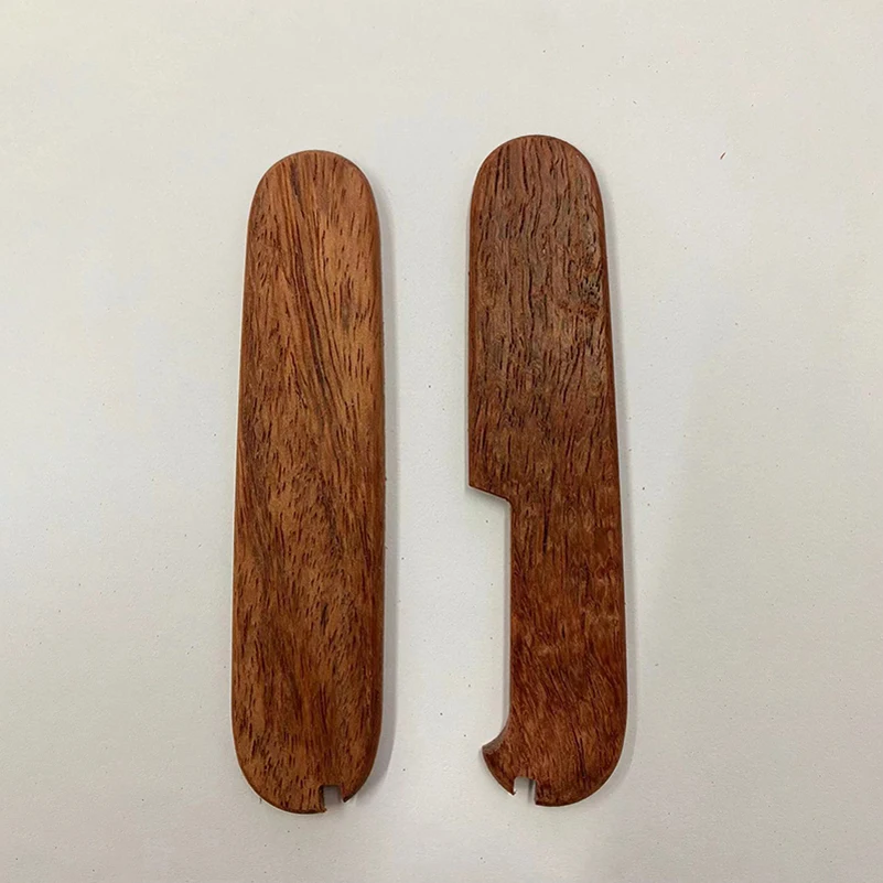 1 Pair 6 Types Natural Wood Material Knife Handle Scales for 91mm Victorinox Swiss Army Knives Grip DIY Making Accessories Parts