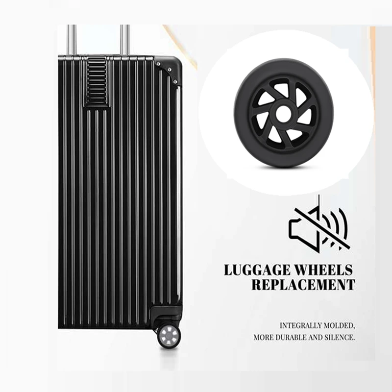 Luggage Wheels Replacement Trolley Case Pulley Wheel Universal Parts Accessories 20-28 Inch Suitcase Wheels For Luggage