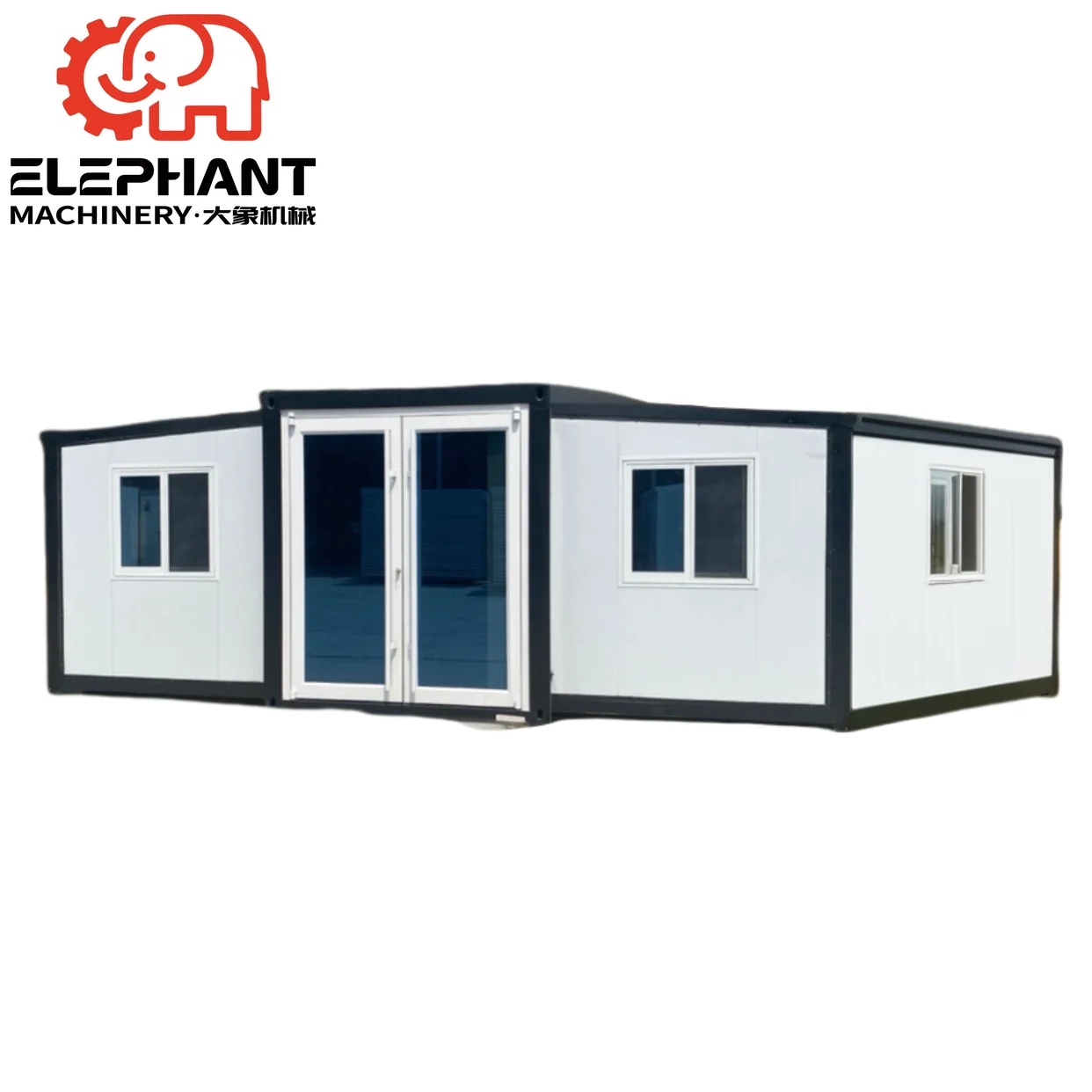 Prefabricated Expandable 2 Bedroom Container House Luxury Modular Home Steel Sandwich Panel Modern Foldable Breathable