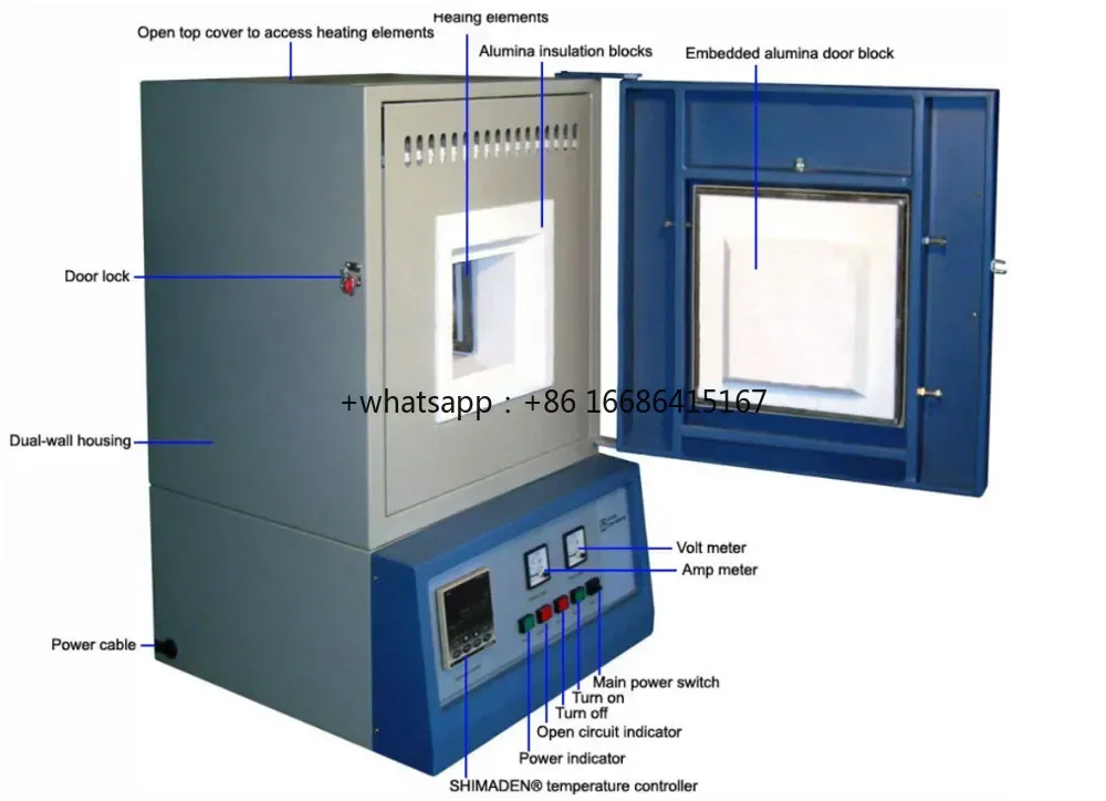 

Laboratory Muffle Furnace Battery Materials High Temperature Sintering Muffle Furnace