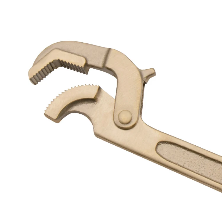 Safety Tool Wrench with Adjustable End No Spark Corrosion Resistant 12 Inches