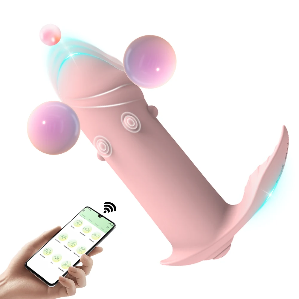 APP Wireless Control Wearing Mini Bullet Dildo Vibrator G spot Clitoral Stimulator Vaginal Massager for Adult Women Sex Toys