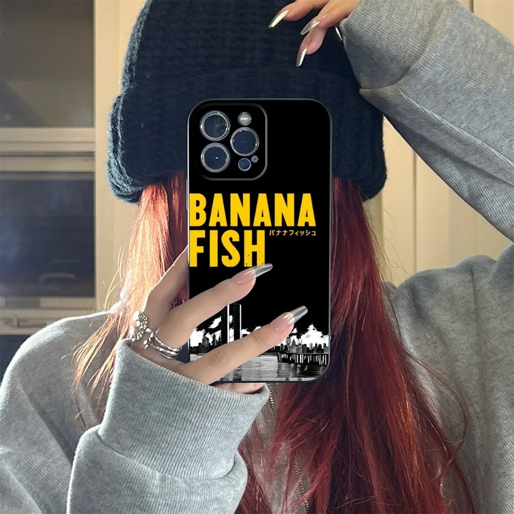 Anime Banana Fish Phone Case FOR IPhone 15 14 11 12 Pro 8 7 15 Plus 13 12 14 Pro MAX XR XS MINI SE 2020 Black Covers