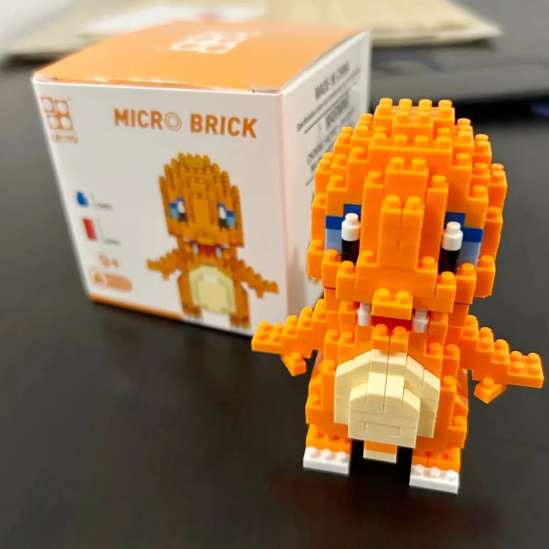 Pokemon Small Blocks Nanoblock Charizard Kyogre Groudon Rayquaza Model Education Graphics Toys for Kids Birthday Gift Toys