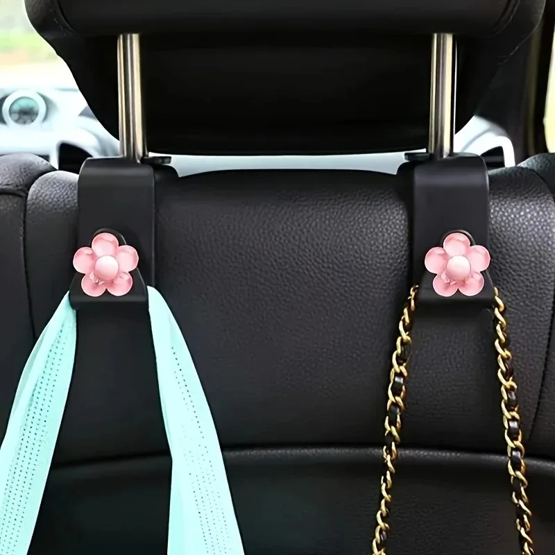 2 قطعة مسند الرأس بالمقعد السيارة هوك الخلفي السنانير للسيارات المقعد الخلفي التخزين المنظم شماعات حامل لحقيبة اليد محفظة أكياس الملابس معاطف