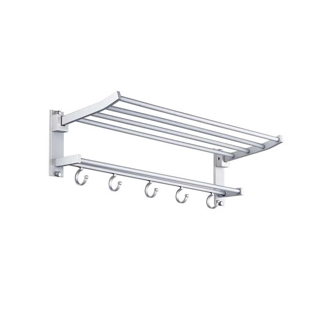 Bath Towel Storage Rack Matte Bathroom Toilet Washcloth Bracket Stand