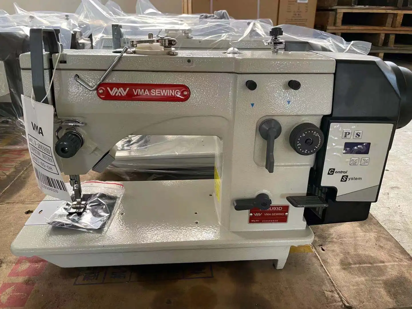 V-20U63D direct drive low price zigzag industrial automatic sewing machine