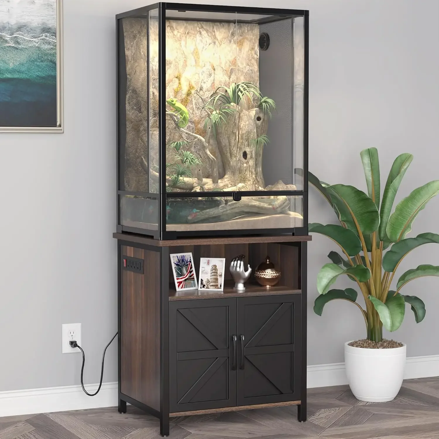 Terrarium Stand Reptile Tank Stand for 24