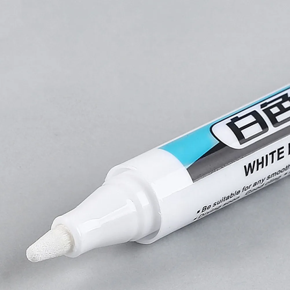 10Pcs Versatile Permanent Marker Pen Clear Visible Ink on All Colors Lightweight Portable for Art Office Learning Industry