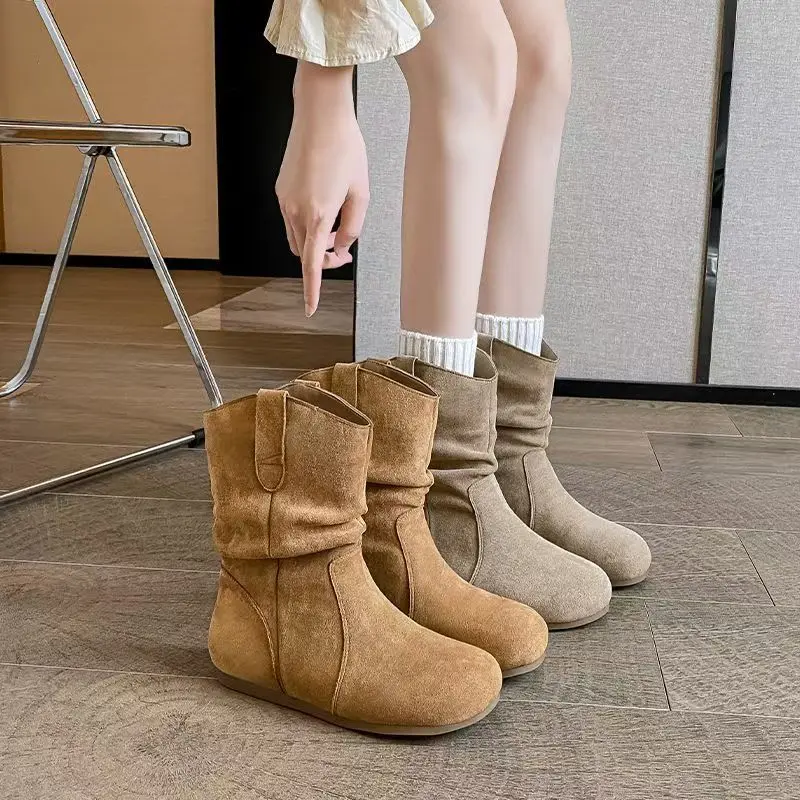 

2026 Winter cotton shoes for women comfortable and warm with thick padding and thick soles suitable for casual wear size 35-44