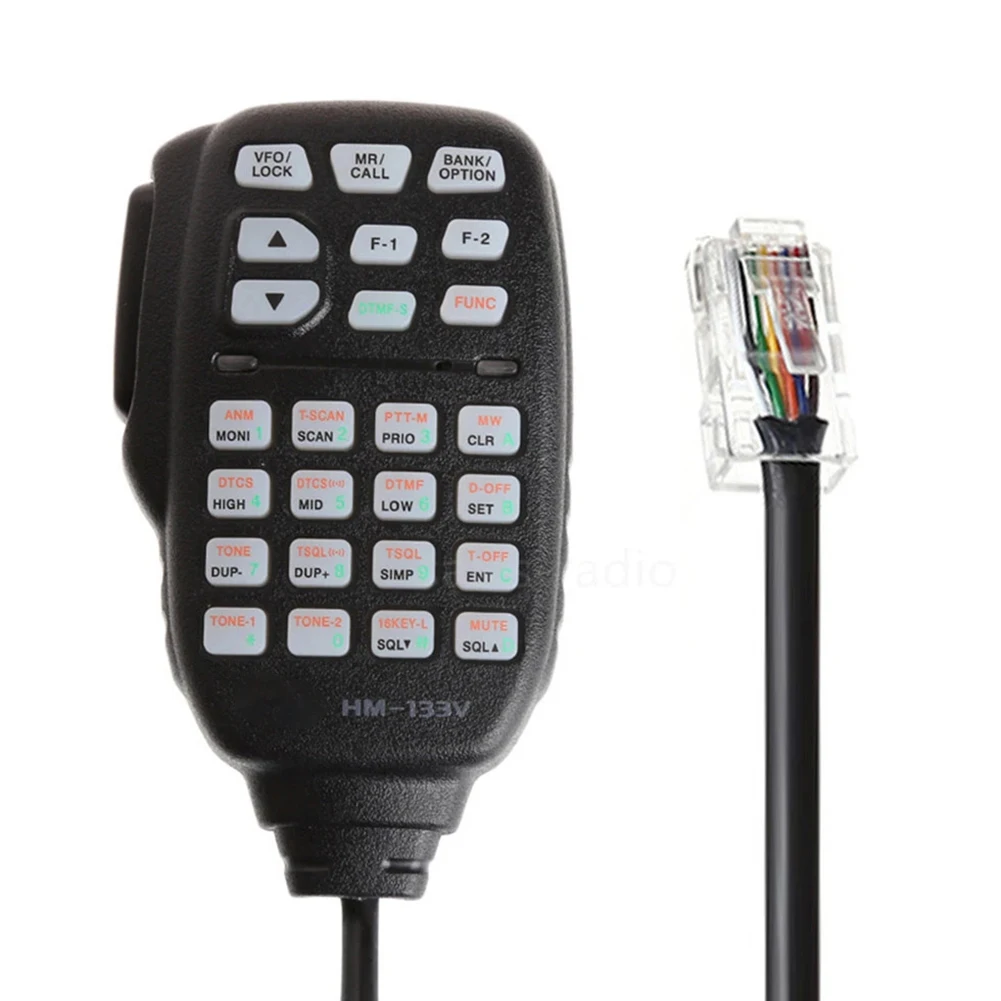 HM-133V Speaker Microphone 8Pin Handheld Microphone For ICOM Radios IC-2200H IC-2300H IC-2100H IC-V8000 Interphone Accessories