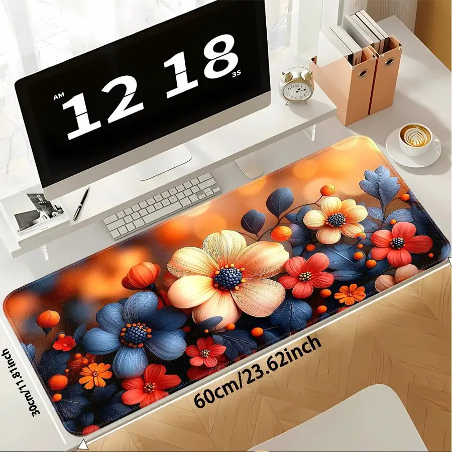 Beautiful Flowers Waterproof Mouse Pad Desk accessories Computer Laptop Pad Keyboard Mouse Pad office Pad Game Console Pad